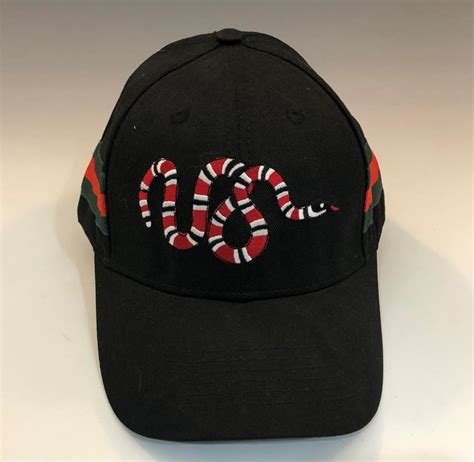 black gucci cap|gucci cap black snake.